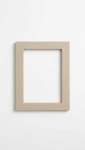 Stone Beige Bespoke Ready Frame